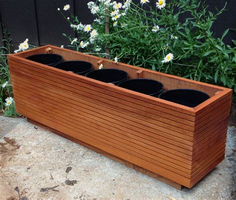 metal and woodpatio flower boxes|Wood and Metal Planter Boxes .